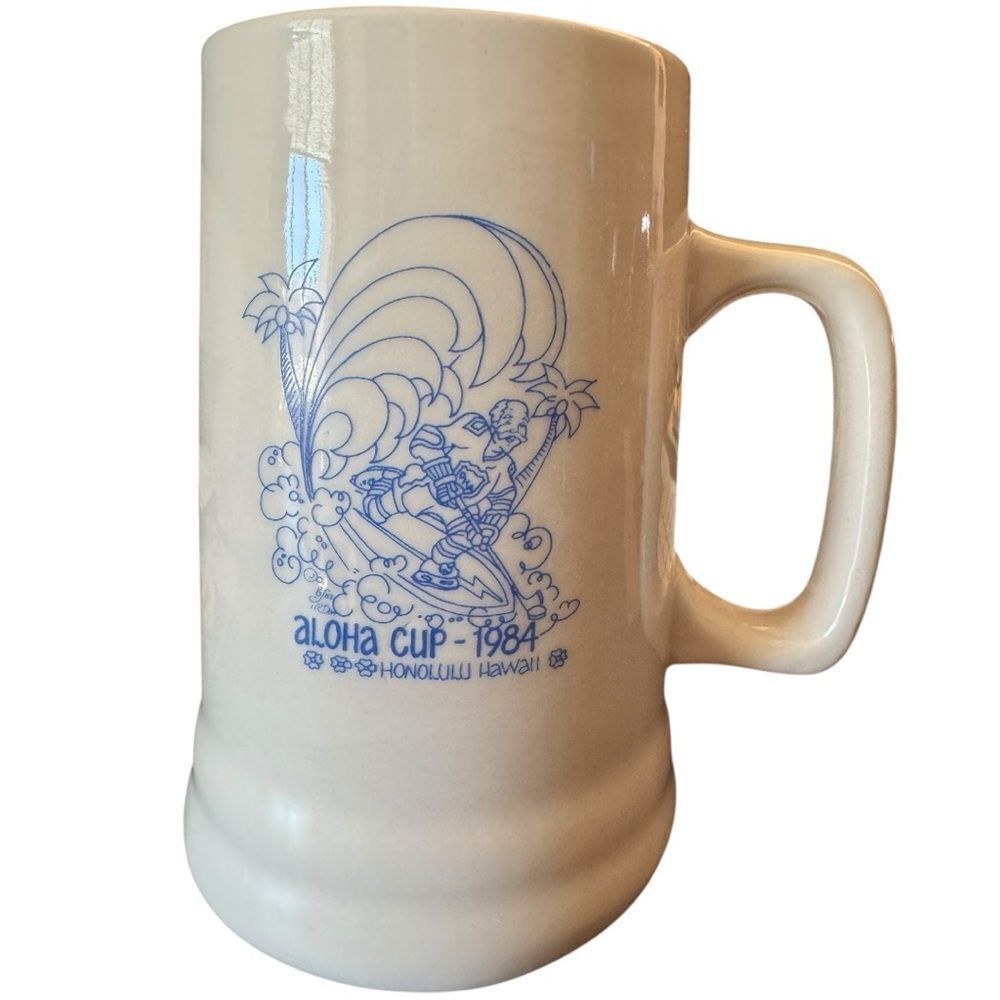 DAGA Hawaii 1984 Aloha Cup Ceramic Stein